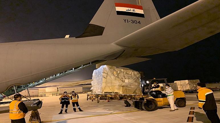 بالصور.. طائرة الشحن العراقية تبدأ في الصين بشحن المستلزمات الطبية الخاصة لمكافحة كورونا