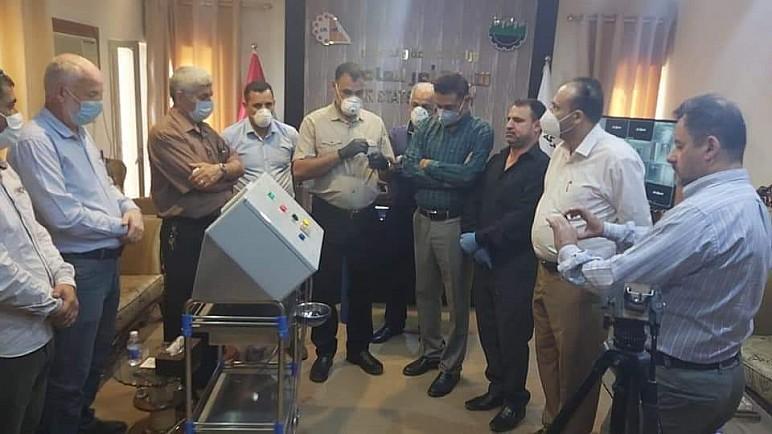 بالصور.. ذي قار تصنع جهازا طبيا لأول مرة في العراق لمواجهة فايروس كورونا