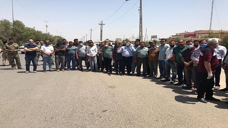 استقالة جماعية لمدراء اقسام في مديرية ماء ذي قار احتجاجا على اعفاء مديرهم