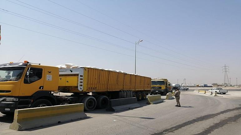 المنافذ الحدودية: ارسال اكثر من 13 الف طن من الطحين كمساعدات الى لبنان