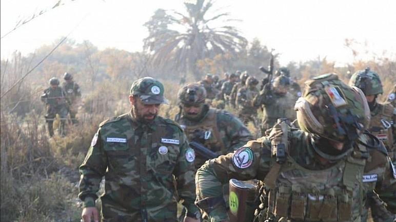 اللواء 43 في الحشد الشعبي ينفذ عملية أمنية جنوب  صلاح الدين